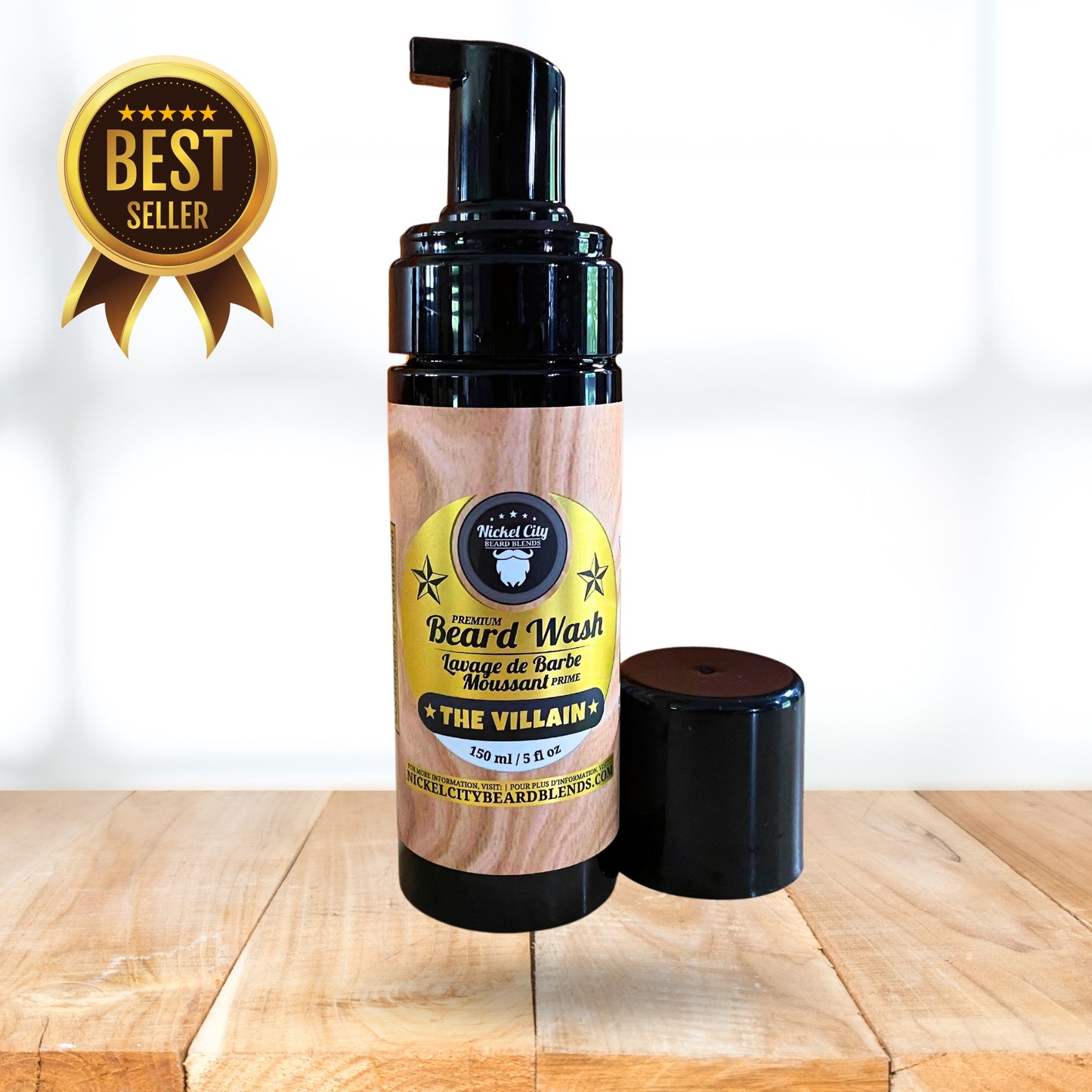 Beard Wash - The Villain (150ml) | Spiced Tobacco, Fresh Leather, Bold Cognac & Bourbon with a Creamy Vanilla Undertone | Proudly Made in Canada