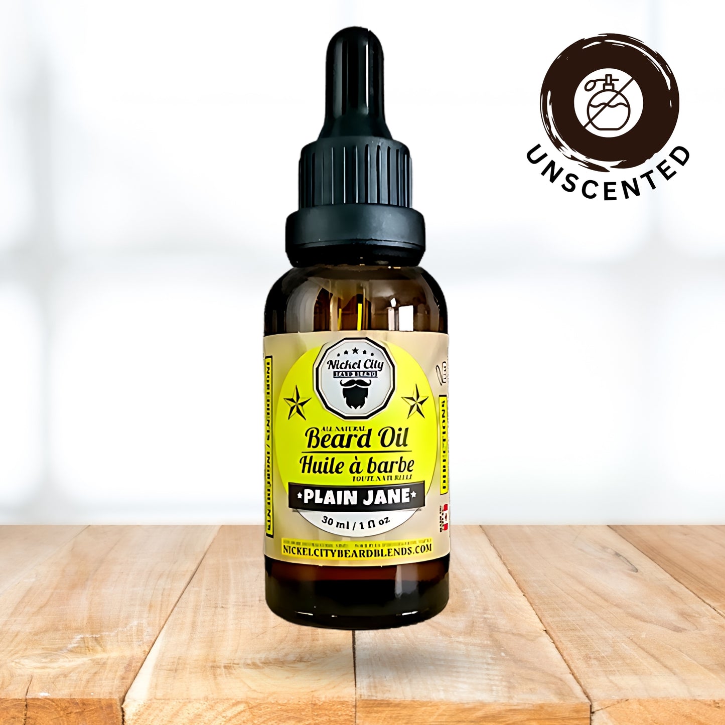 Beard Oil - Plain Jane (30ml) | Naked and Unscented | Proudly Made in Canada