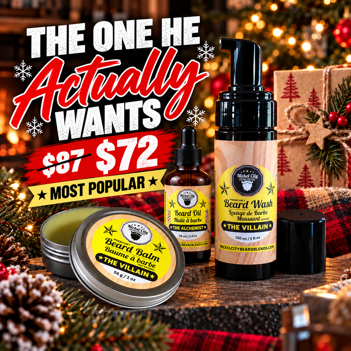 Beard gifts for him from Nickel City Beard Blends