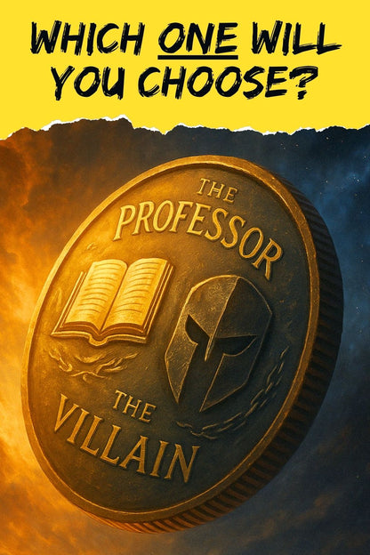 Hero x Villain side by side coin toss