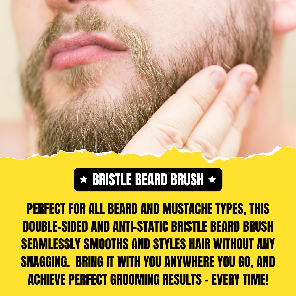 Beard Bristle Brush Description