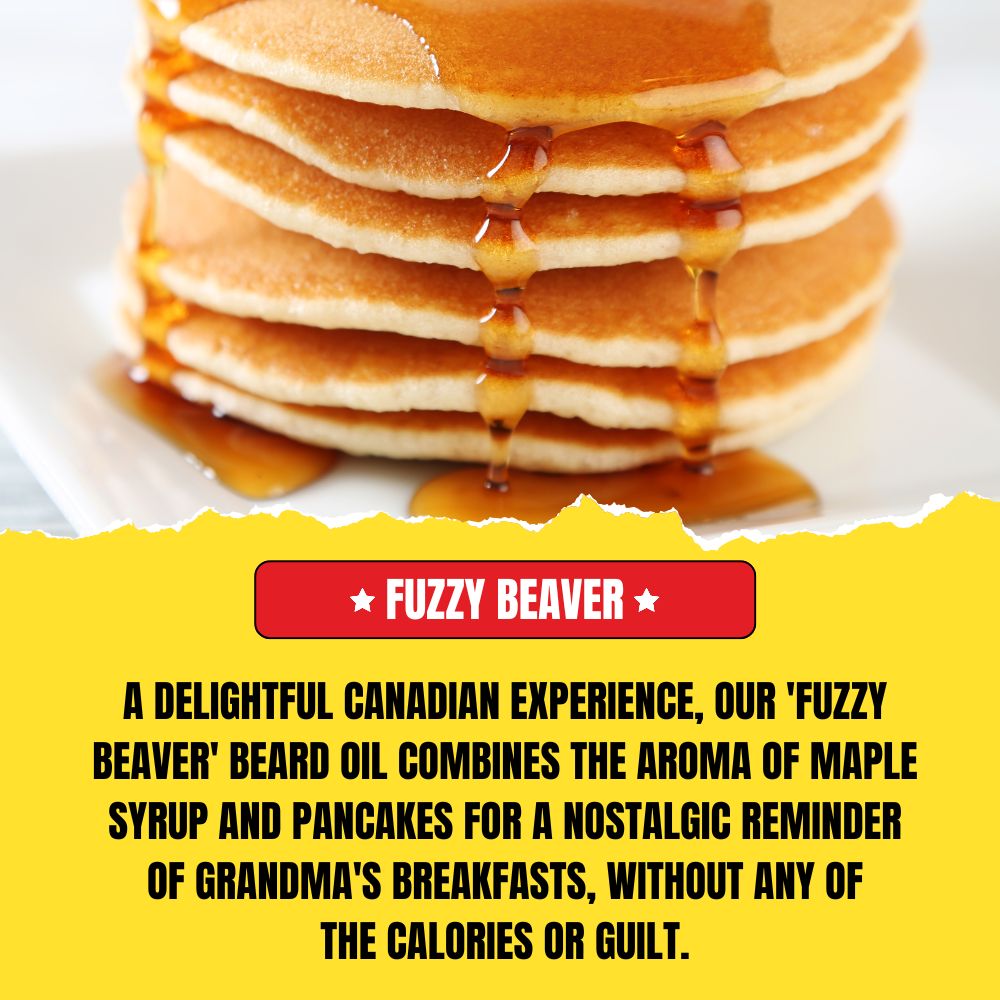 Delicious Pancakes with Maple Syrup Drizzled