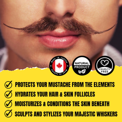 Benefits of Mustache Wax from Nickel City Beard Blends