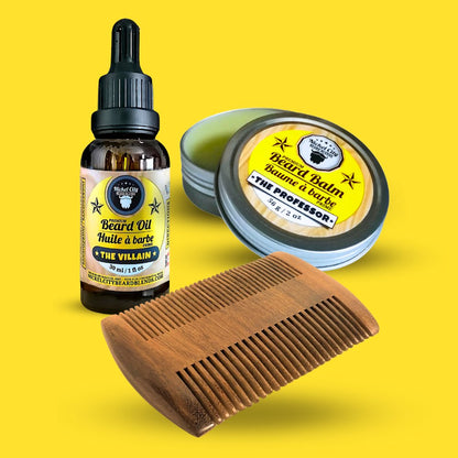 The Beard Starter Kit from Nickel City Beard Blends with Beard Comb