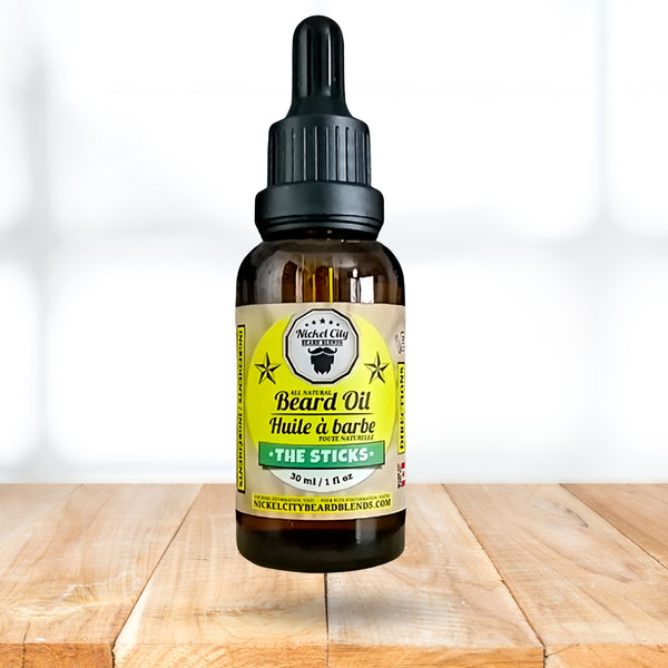 The Sticks Beard Oil (30ml) – Cedarwood & Tropical Citrus | Premium Conditioning Beard Oil