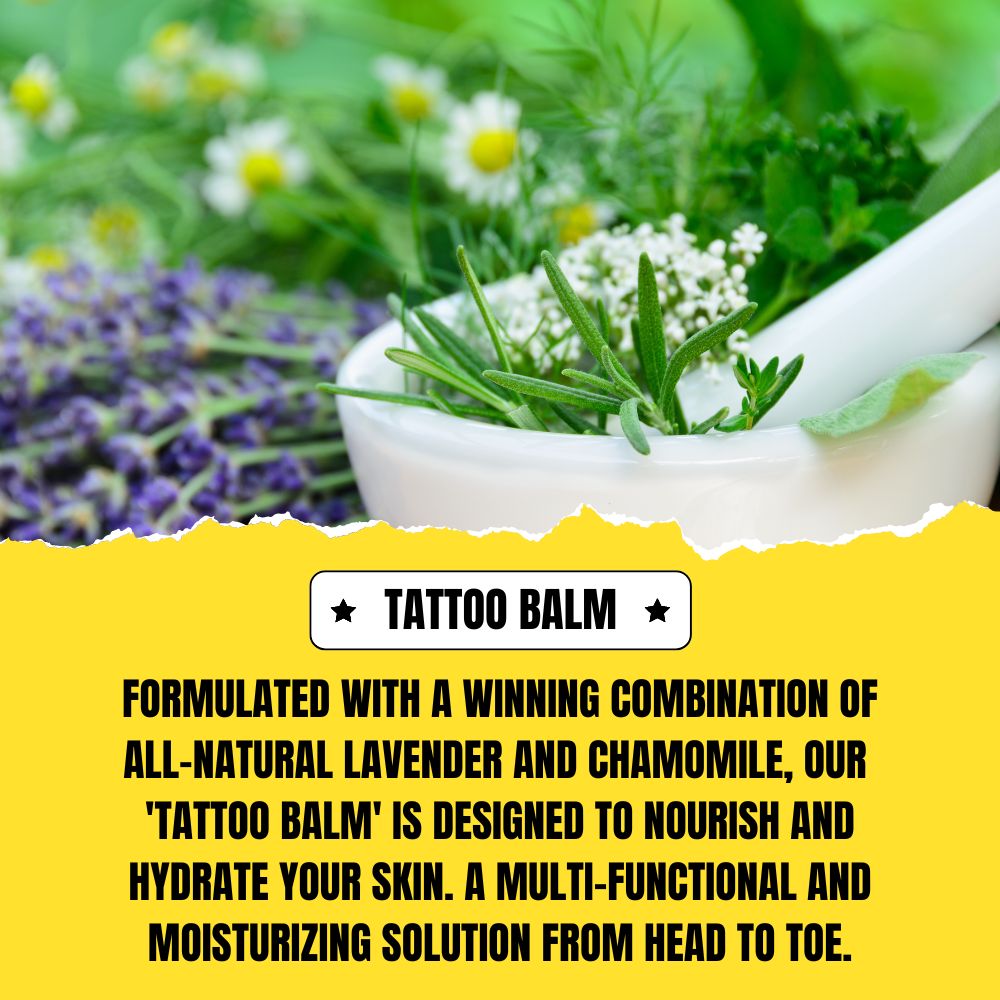 Lavender and chamomile in a bowl with flowers in nature