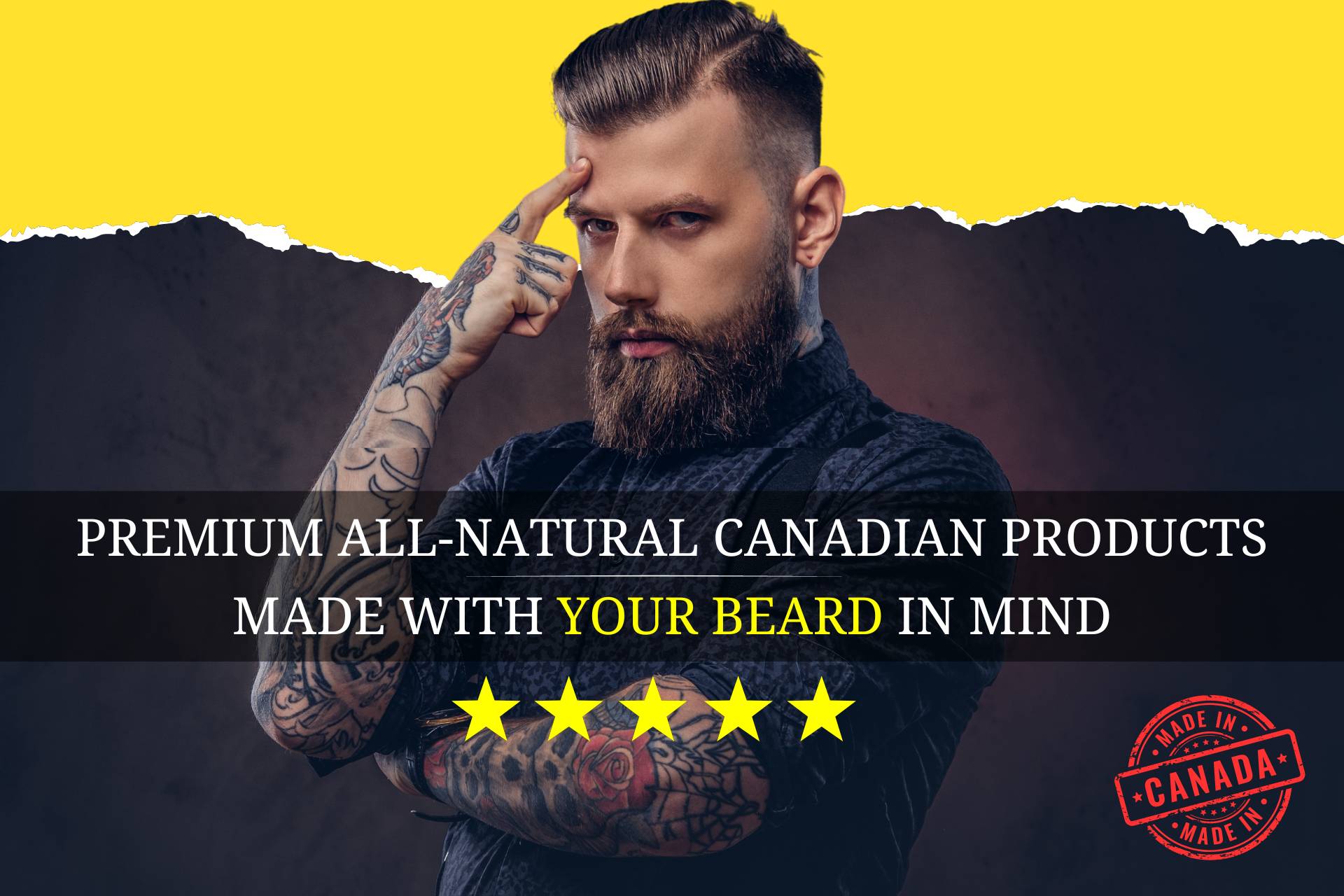 Premium All-Natural Products Made with your Beard in Mind