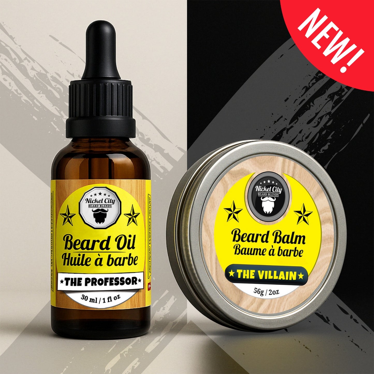 Professor x Villain product image for beard oil and beard balm
